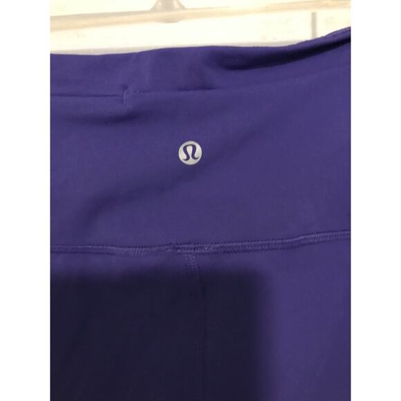 Lululemon Breezy Crop Iris Flower Reflective Leggings - Size 4 - Picture 4 of 13